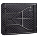 Masa dreptunghiulara pliabila multifunctionala, 1.8 m x 0.75 m x 0.75 m, neagra