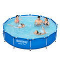 Piscina cadru metalic Bestway, 366x76 cm, 6500 litri, cu pompa de filtrare