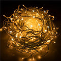 Instalatie luminoasa tip turturi LED exterior/interior, 300 LED-uri alb cald cu flash alb rece, 12 m, IP44, conectabila