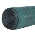 Plasa umbrire si intimitate pentru gard, 1.2m latime, 50m lungime, 140g densitate, verde cu negru