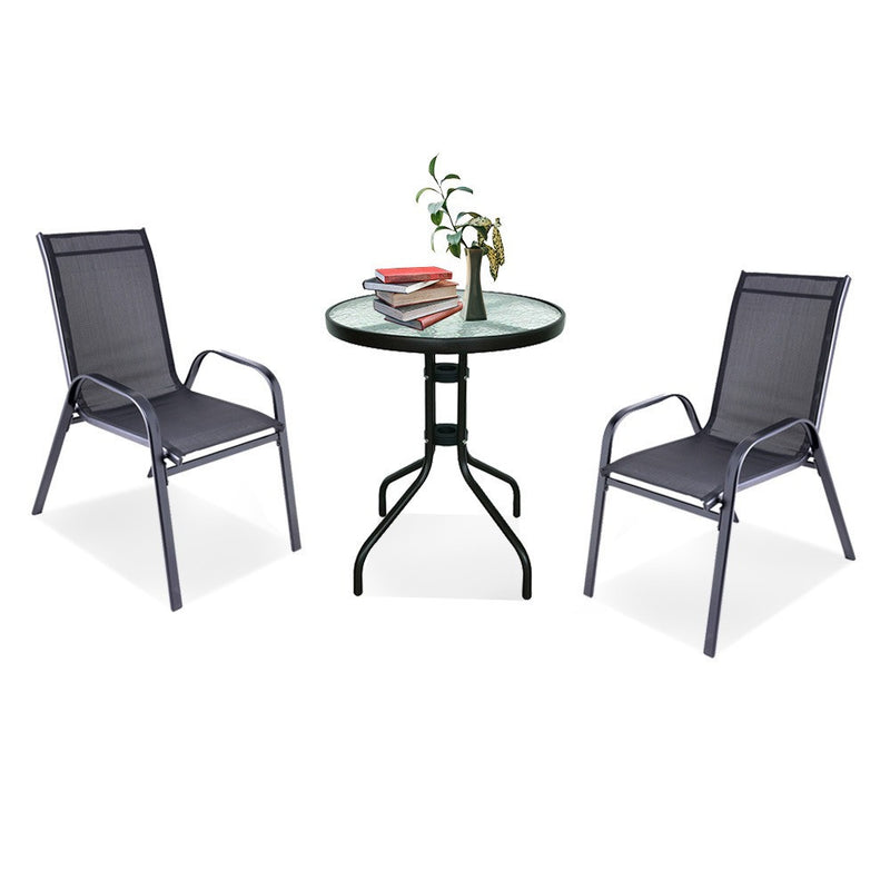 Leziter Set mobilier de grădină pentru balcon Lizi, negru