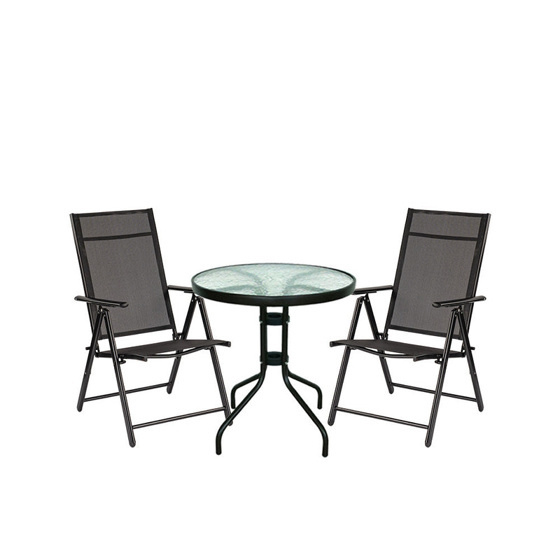 Leziter Set mobilier de grădină Arvin Balcon negru
