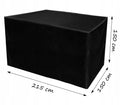 Husa balansoar impermeabila Sersimo, 215x150x150cm, neagra