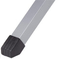 Pat pliant pentru camping, structura metalica, 190x74x42cm, 150kg, negru
