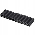 Panou de gard pentru intimitate in gradina, PVC, 35 x 0.05 m, gri antracit