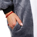 Pijama tip salopeta pentru adulti, model Lemur, marime S