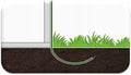Sera de gradina, tip tunel cu cadru metalic, 300x600cm, verde, 18 mp