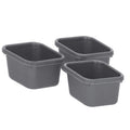 Organizator sertar bucatarie, 8 piese, gri