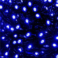 Instalatie luminoasa LED albastra pentru brad sau exterior, 500 LED-uri, 40 m, IP44, conectabila