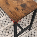 VASAGLE Set 2 banci de interior, pentru masa bucatarie, stil industrial, 108x33x50cm, maro rustic