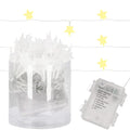 (DL) Instalatie stelute luminoase pentru gradina, 5 metri, 50 LED-uri, cu baterii, galben