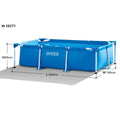 Piscina cadru metalic Intex, 260x160x65 cm, 2.300 litri