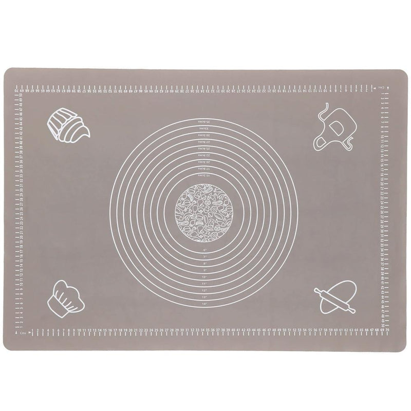 Plansa din silicon alimentar de framantat aluat, rezistenta la temperaturi ridicate, 65x45cm, gri