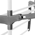 Uscator vertical pentru rufe, mobil si pliabil, cu doua umerase, 75x57x170cm, sarcina 20kg