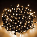 Ghirlanda luminoasa tip perdea Premium 500 LED-uri, 22,5m, 30Wati, interior/exterior, cu flash, alb cald (galben)