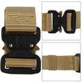 Curea centura Tactical Combat pentru barbati 3.7x125cm, rezistent, maro