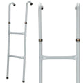 Scara universala din otel pentru trambuline, 2 trepte, 90cm
