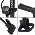Pompa bicicleta cu manometru, accesorii umflare mingi si articole gonflabile, 160PSI, aluminiu, 60cm