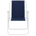 Scaun de plaja Sersimo GC049, pliabil, 100kg, 52x74cm, bleumarin