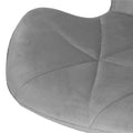Scaun de birou ergonomic, tapitat cu catifea, 120kg, gri