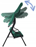 Leagan balansoar gradina Sersimo Modena, 3 locuri, 220kg, verde