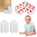 Set 10 protectii colturi pentru siguranta copii, 60x35mm, spuma EPE, gri