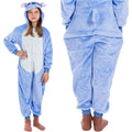 Pijama tip salopeta pentru copii, model stitch, marime 130-140cm