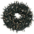 Ghirlanda luminoasa tip perdea Premium 500 LED-uri, 22,5m, 30Wati, interior/exterior, cu flash, alb cald (galben)