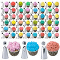 Set patiserie, 83 piese cu sabloane pentru ornarea prajiturilor