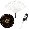Instalatie lumina decorativa STAR cu 100 LED-uri, diametru 40cm, telecomanda, iluminare galbena
