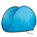 Cort plaja si picnic semi-deschis Sersimo, protectie UV, 150x90x90cm, albastru negru