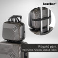 Leziter Valiză de mână TraveLux Pro cu carcasă rigidă, 28x36x16 cm, albastru lagună