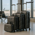 Leziter Valiză TraveLux Max de dimensiuni medii, cu carcasă rigidă, 68x45x25 cm, negru