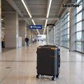 Leziter TraveLux Urban – bagaj de mână cu carcasă rigidă și roți detașabile, 40x29x19 cm, negru