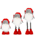 Figurina Craciun, Spiridus, picioare telescopice, inaltime extensibila 32-50cm