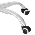 Scaun de birou ergonomic, tapitat cu catifea, 120kg, gri
