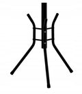 Cuier hol metalic 178 cm, 12 carlige, design minimalist, negru