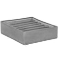 Set 4 organizatoare Sersimo sertar pentru sosete/lenjerie, gri
