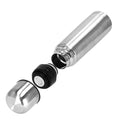 Cana termos cu pahar, perete din inox dublu izolat, 1000ml, 32cm, argintiu