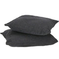 Hamac tip leagan suspendat pentru casa sau gradina HM45, gri inchis cu perne, 130x100cm, 150kg