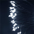(DL) Instalatie lumina decorativa STAR cu 100 LED-uri, diametru 40cm, telecomanda, iluminare alba