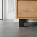 Leziter Picior de mobilier Uni 60 mm negru