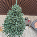 Brad artificial Christmas Deluxe by Sersimo, Alaska Select verde argintiu, integral 3D, 180 cm