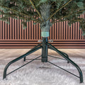 Brad artificial Christmas Deluxe by Sersimo, Alaska Select verde argintiu, integral 3D, 180 cm