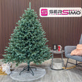 Brad artificial Christmas Deluxe by Sersimo, Alaska Select verde argintiu, integral 3D, 180 cm