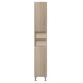 Leziter Dulap baie Bianca Plus 30 cu 2 usi, deschis, stejar sonoma, universal