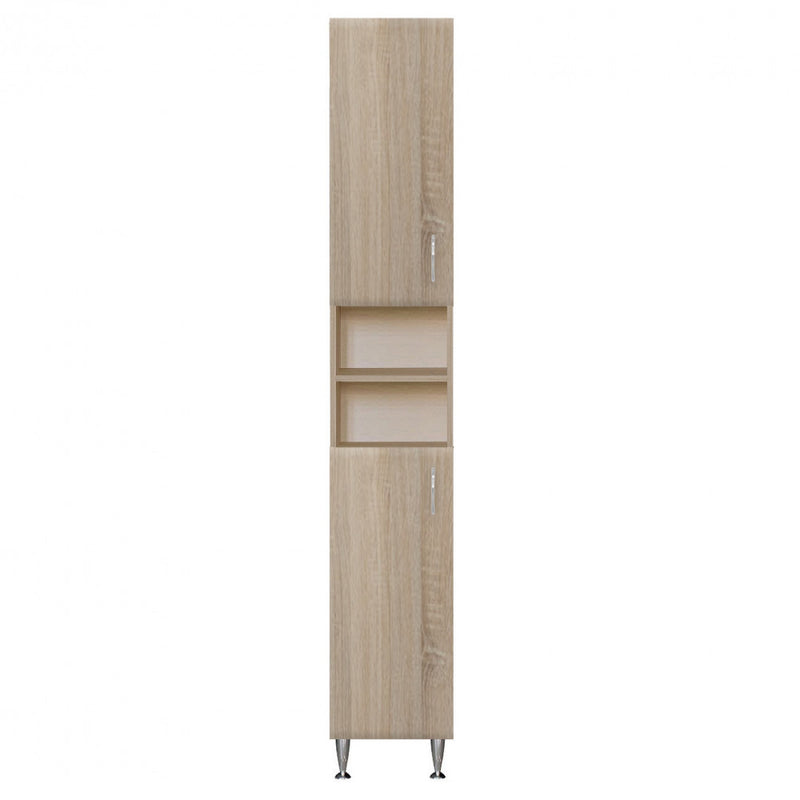 Leziter Dulap baie Bianca Plus 30 cu 2 usi, deschis, stejar sonoma, universal
