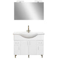 Leziter Set mobilier baie Bianca Prime 105, alb lucios