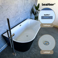 Leziter Cada freestanding Still 170x80x58 cm, negru