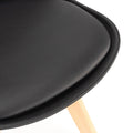 Leziter Scaun de masă Silla negru